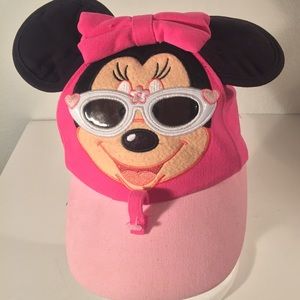 Disney Park Minnie Mouse Ears Pink Bow Toddler hat